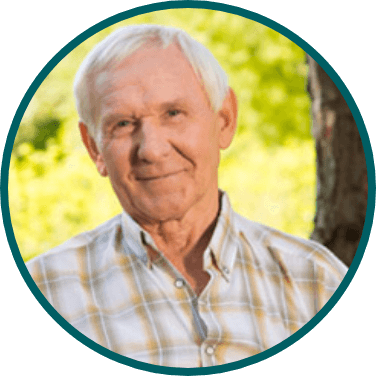 Portrait of George, a TAVALISSE patient